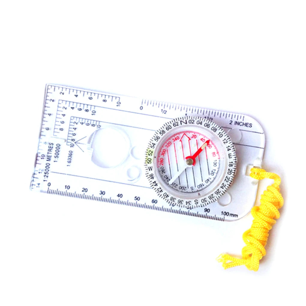 Mini Compass Map Scale Ruler - My Store